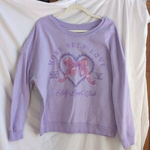 Zoe + Liv Lavender Self Love Sweatshirt
